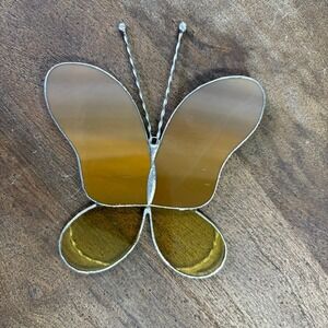 Stained Glass Butterfly Suncatcher Window‎ Hang
